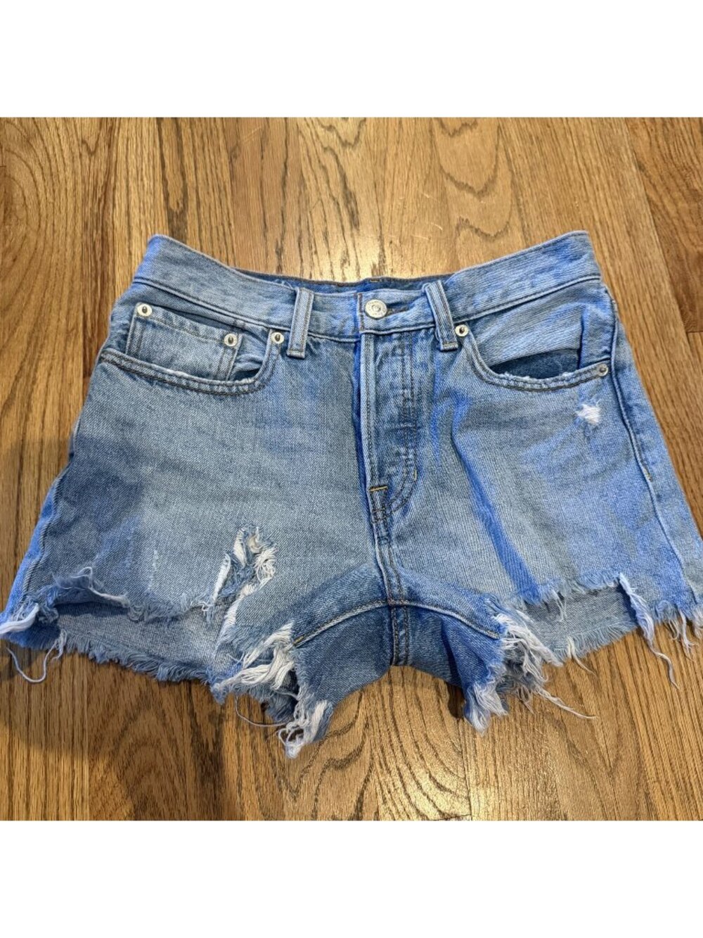 We the Free Womens Denim Cutoff Shorts Size 25 US Size 2